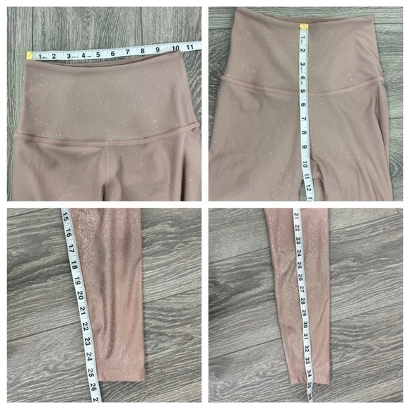 Beyond Yoga Alloy Ombré Metallic High Rise Leggings Pink Gold Alloy Size Small - Picture 12 of 12